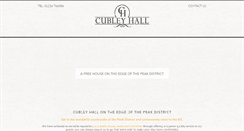 Desktop Screenshot of cubleyhall.co.uk